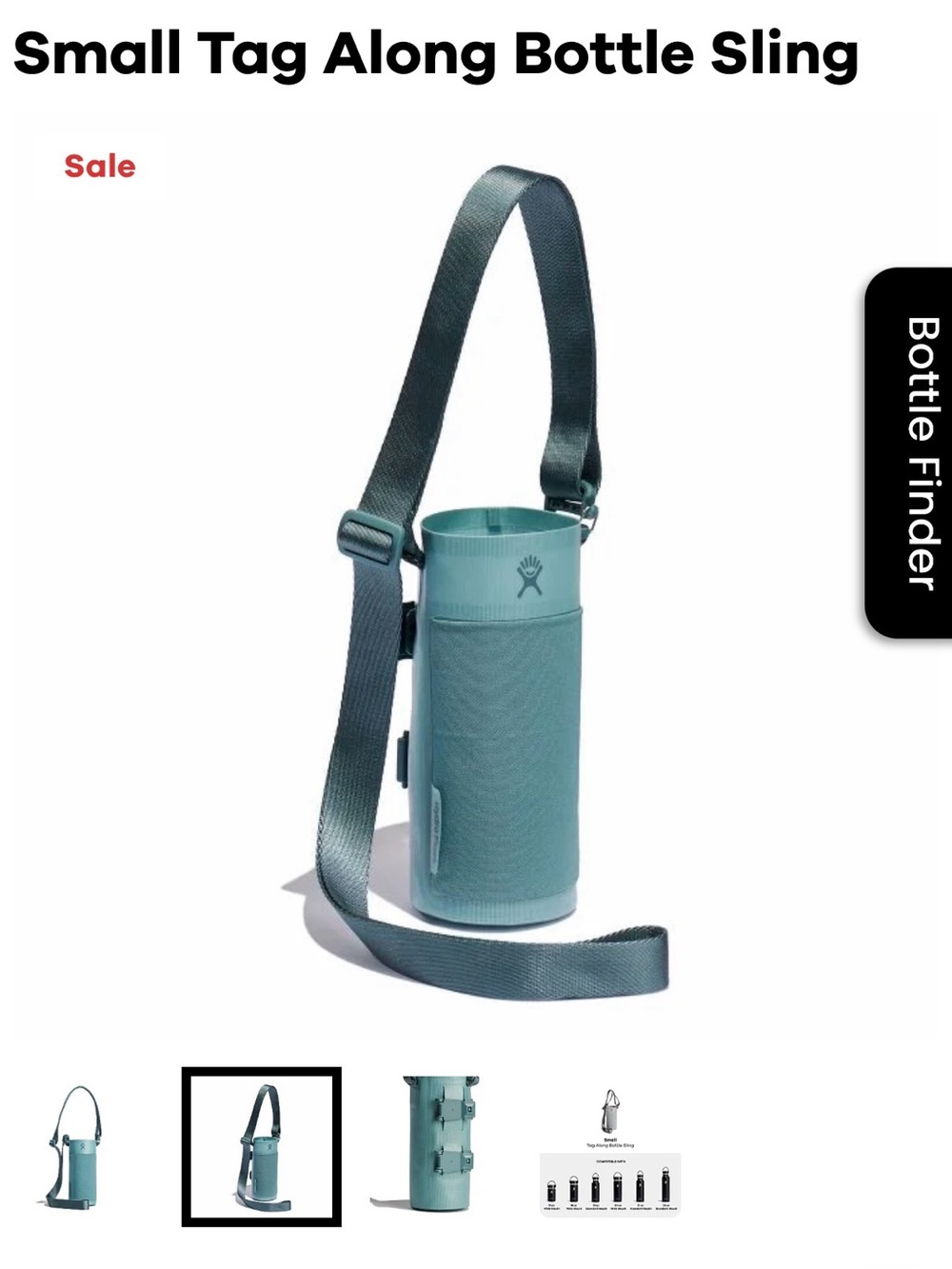 Hydro Flask Bottle Sling Small Size Tag Along Bottle Sling NEW Baltic - Picture 2 of 9